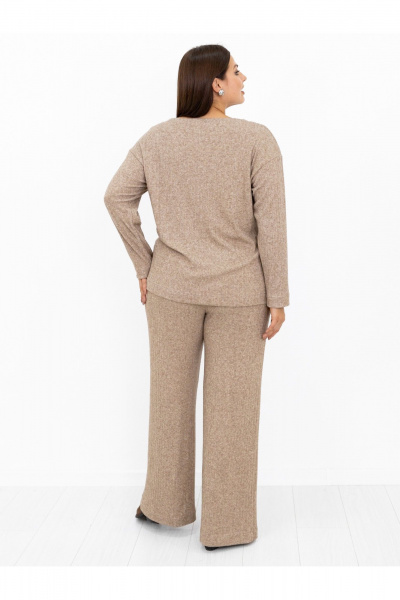 Брюки, джемпер Ollsy 05152 бежевый - фото 7