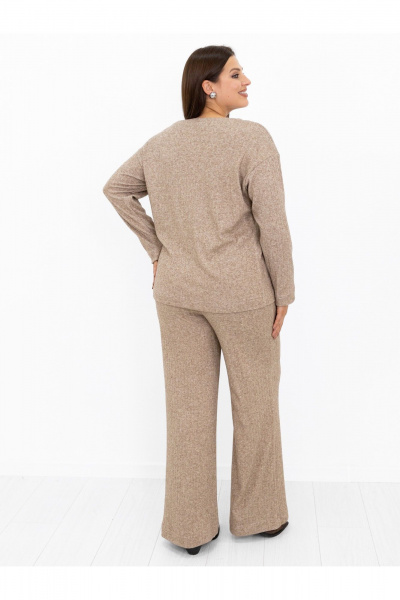 Брюки, джемпер Ollsy 05152 бежевый - фото 6