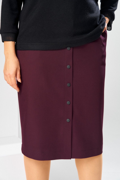 Джемпер, юбка Romanovich Style 2-2045 бордовый - фото 12