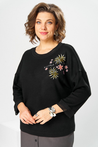 Джемпер, юбка Romanovich Style 2-2045 графит - фото 7