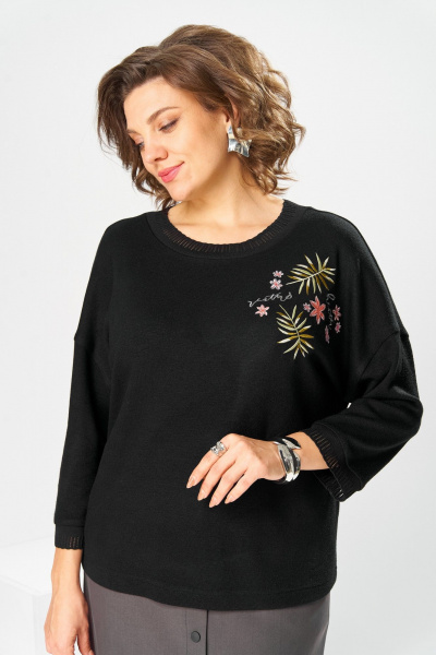 Джемпер, юбка Romanovich Style 2-2045 графит - фото 6