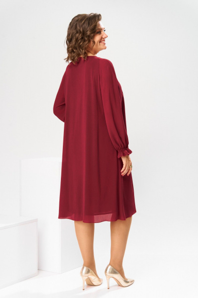 Платье Romanovich Style 1-2070 бордо - фото 9