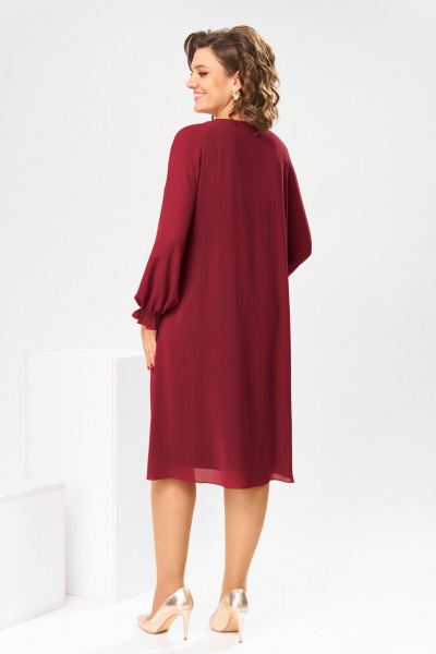 Платье Romanovich Style 1-2070 бордо - фото 8