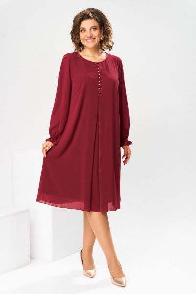 Платье Romanovich Style 1-2070 бордо - фото 2