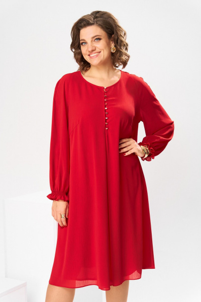 Платье Romanovich Style 1-2070 красный - фото 8