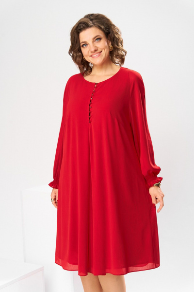 Платье Romanovich Style 1-2070 красный - фото 7