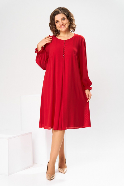 Платье Romanovich Style 1-2070 красный - фото 4