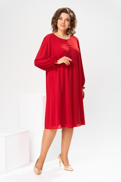 Платье Romanovich Style 1-2070 красный - фото 3
