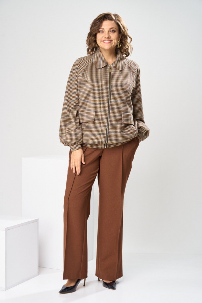 Брюки, жакет Romanovich Style 2-2861 полынь - фото 1