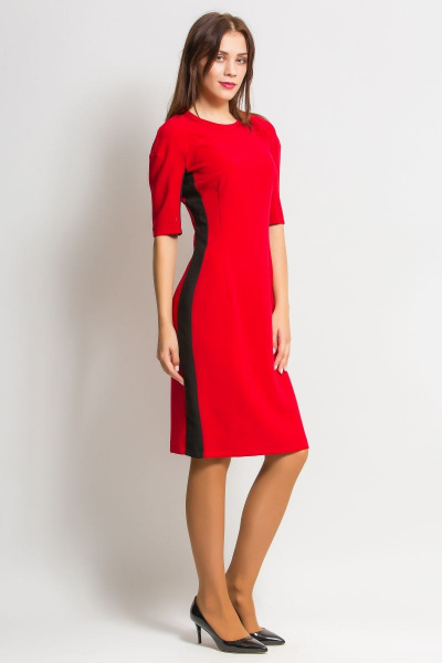 Платье Ivera 517 красный/черный - фото 1