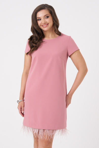 Платье Панда 113280 темно-розовый - фото 4
