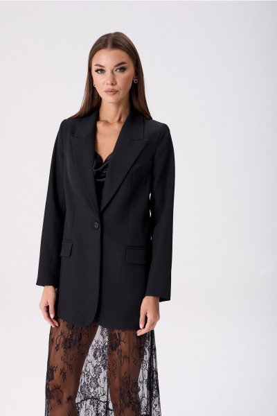 Жакет Lady Line 0225 черный - фото 4