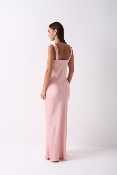 Платье Lady Line 0325 пыльный_розовый - фото 3