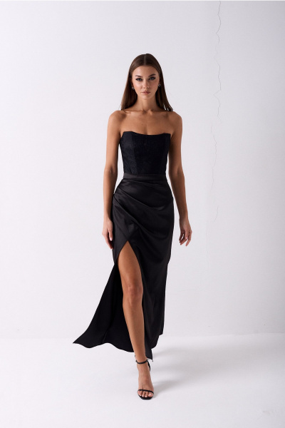 Корсет, юбка Lady Line 0625 черный - фото 9