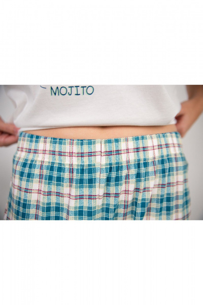 Брюки, майка Купалинка 40100G.158-164 к.экрю,клетка - фото 6