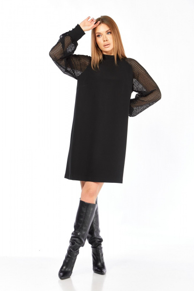 Платье Talia fashion 454 черный - фото 1