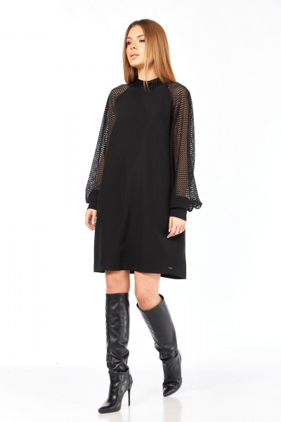 Платье Talia fashion 454 черный - фото 2