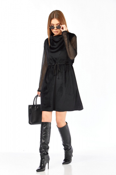 Платье Talia fashion 455 черный - фото 9