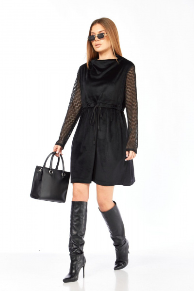 Платье Talia fashion 455 черный - фото 8