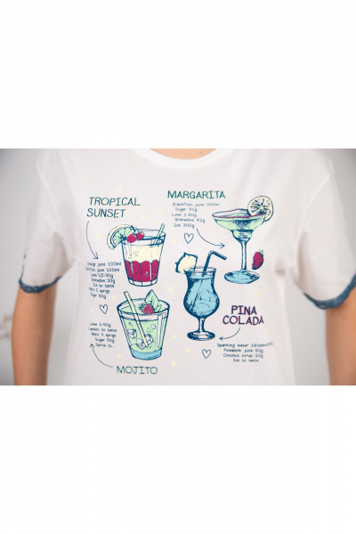 Брюки, майка Купалинка 625104.158-164 к.экрю,клетка - фото 5