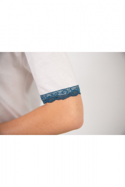 Брюки, майка Купалинка 625104.158-164 к.экрю,клетка - фото 4