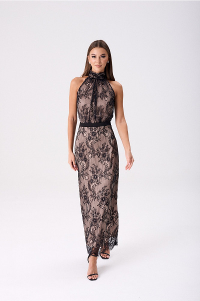 Платье Lady Line 1825 черный - фото 8