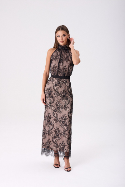 Платье Lady Line 1825 черный - фото 2