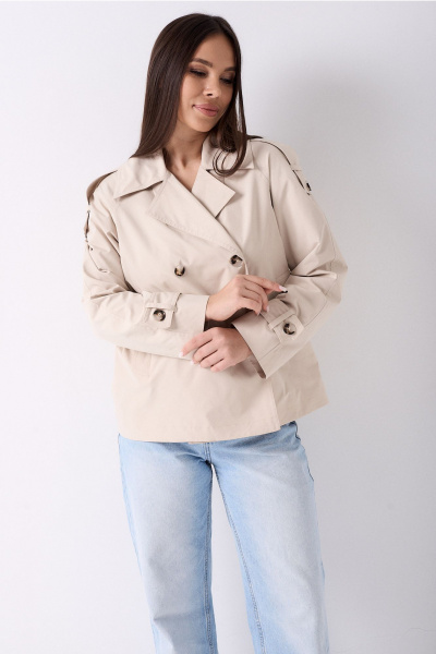 Блуза, жакет, юбка Lady Line 2125 молочный - фото 9