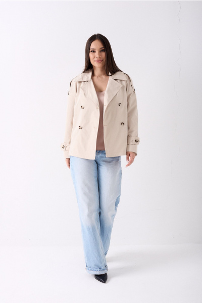 Блуза, жакет, юбка Lady Line 2125 молочный - фото 6