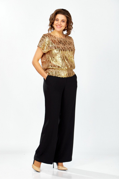 Блуза, брюки, накидка Mira Fashion 5633 - фото 3