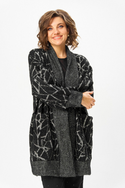 Кардиган Michel chic 368 обсидиан - фото 5