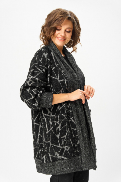 Кардиган Michel chic 368 обсидиан - фото 3