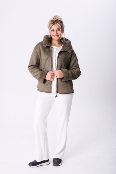 Кардиган Диомант 2121 олива - фото 11