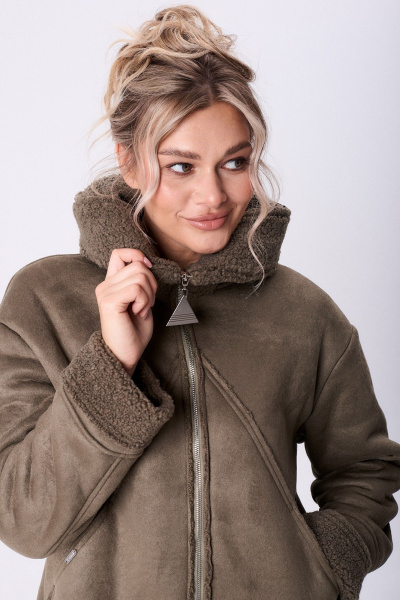 Кардиган Диомант 2121 олива - фото 8