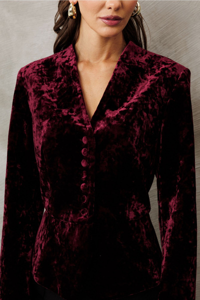 Жакет Butеr 3188 бордовый - фото 2