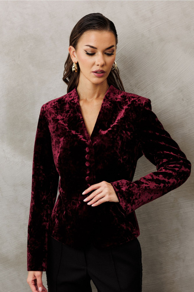 Жакет Butеr 3188 бордовый - фото 1