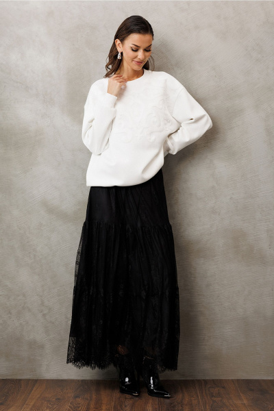 Джемпер Butеr 3214 молочный - фото 3