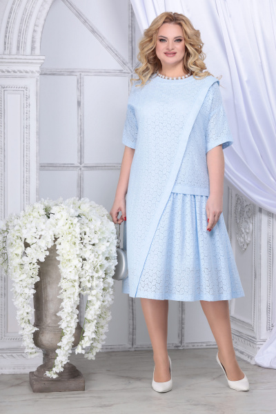 Платье Ninele 5840 голубой - фото 1