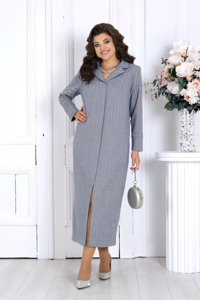 Платье Ninele 6090 голубой - фото 3