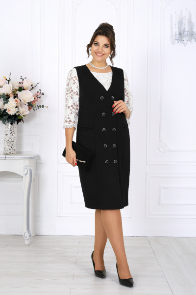 Сарафан Ninele 7443 угольный - фото 6