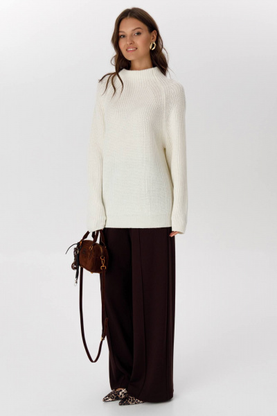 Джемпер Romgil РВ0280-ШЕ5 молочный - фото 8