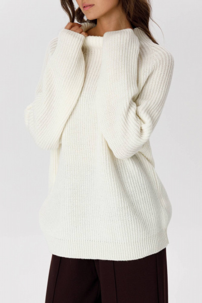 Джемпер Romgil РВ0280-ШЕ5 молочный - фото 5