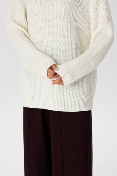 Джемпер Romgil РВ0280-ШЕ5 молочный - фото 4