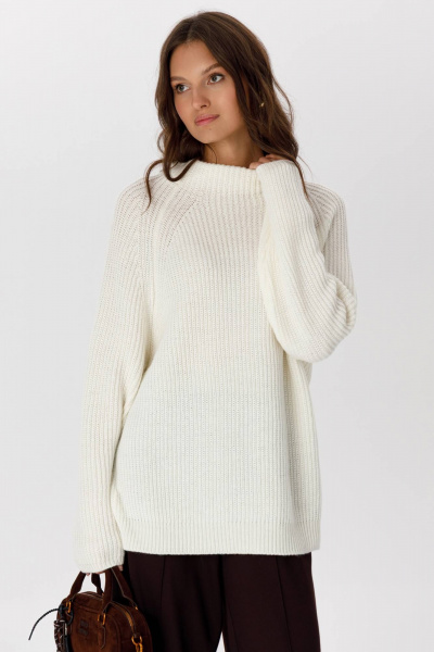 Джемпер Romgil РВ0280-ШЕ5 молочный - фото 3