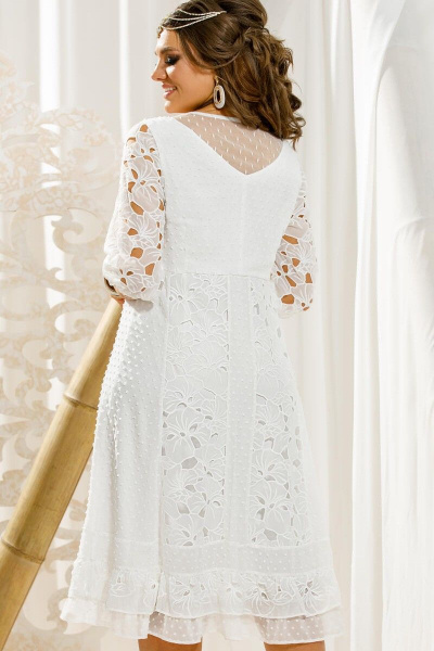 Платье Vittoria Queen 14013 белый - фото 3