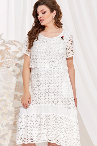 Платье Vittoria Queen 12233/2 белый - фото 2