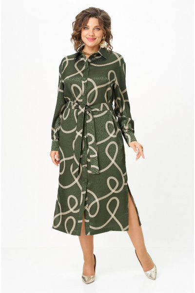 Платье VIPPRIMO 123 оливка - фото 10
