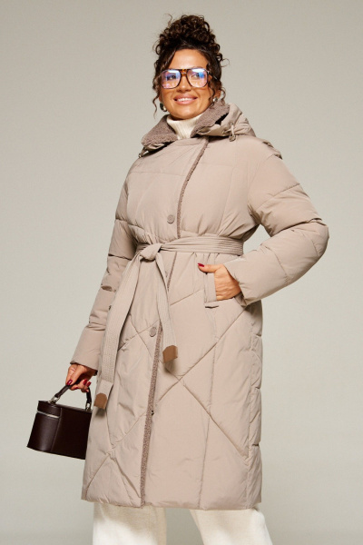 Пальто Beautiful&Free 8024 капучино - фото 3