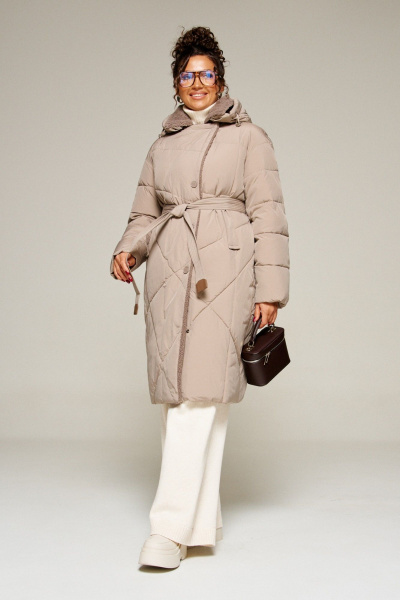 Пальто Beautiful&Free 8024 капучино - фото 2