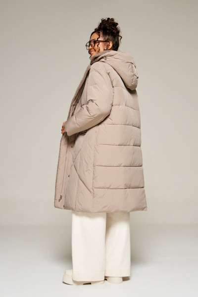 Пальто Beautiful&Free 8024 капучино - фото 6